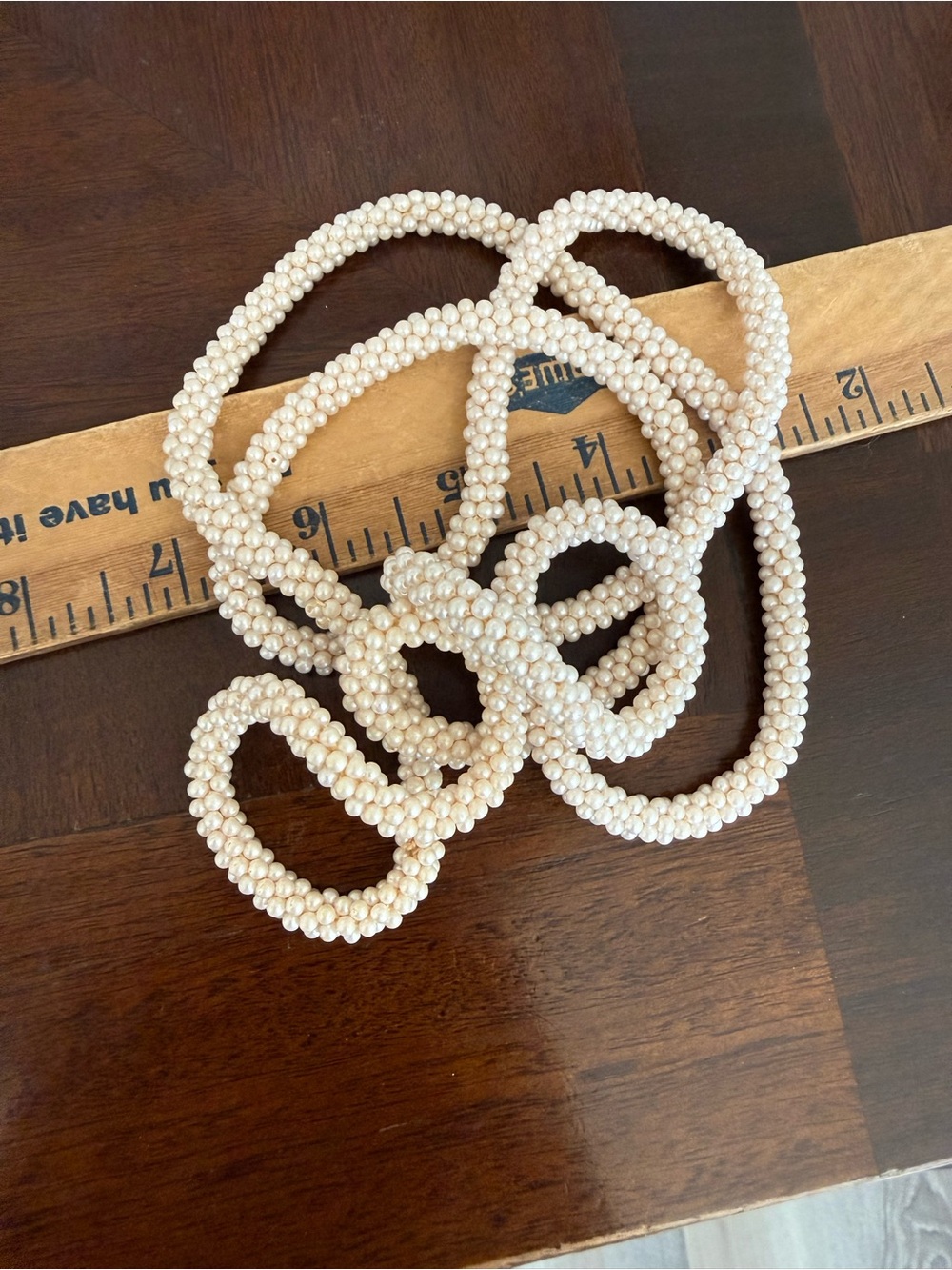 Vintage Faux Pearl Necklace e